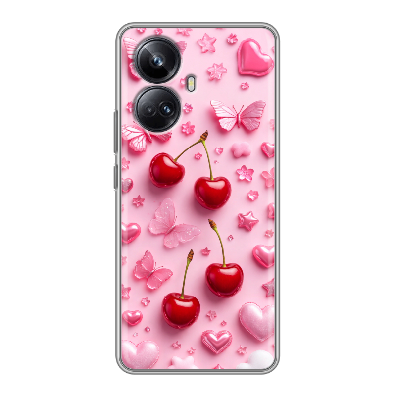 Силиконовый чехол на Realme 10 Pro Plus с принтом для девочек Силиконовый чехол на Realme 10 Pro Plus с принтом для девочек