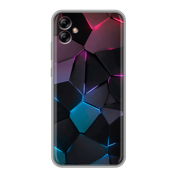 Силиконовый чехол на Samsung Galaxy A04e с принтом Геометрия неона Силиконовый чехол на Samsung Galaxy A04e с принтом Геометрия неона