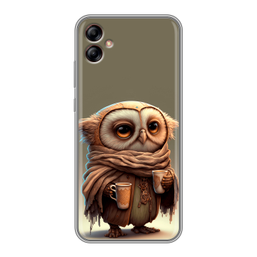 Силиконовый чехол на Samsung Galaxy A04e с принтом Сова Силиконовый чехол на Samsung Galaxy A04e с принтом Сова