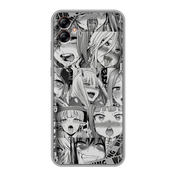 Силиконовый чехол на Samsung Galaxy A04e с принтом Ahegao Ахегао Аниме Силиконовый чехол на Samsung Galaxy A04e с принтом Ahegao Ахегао Аниме