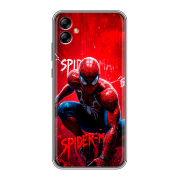 Силиконовый чехол на Samsung Galaxy A04e с принтом Spiderman Человек паук