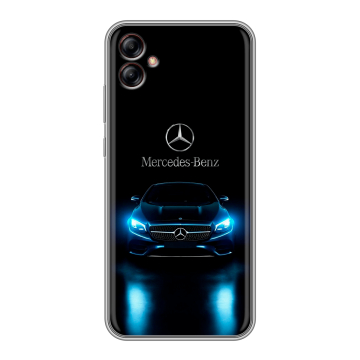 Силиконовый чехол на Samsung Galaxy A04e с принтом Mercedes Мерседес
