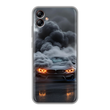 Силиконовый чехол на Samsung Galaxy A04e с принтом BMW БМВ