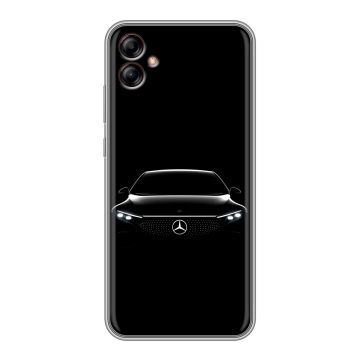 Силиконовый чехол на Samsung Galaxy A04e с принтом Mercedes Мерседес Силиконовый чехол на Samsung Galaxy A04e с принтом Mercedes Мерседес