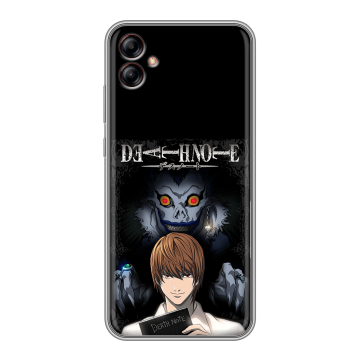 Силиконовый чехол на Samsung Galaxy A04e с принтом Death note Тетрадь смерти Силиконовый чехол на Samsung Galaxy A04e с принтом Death note Тетрадь смерти