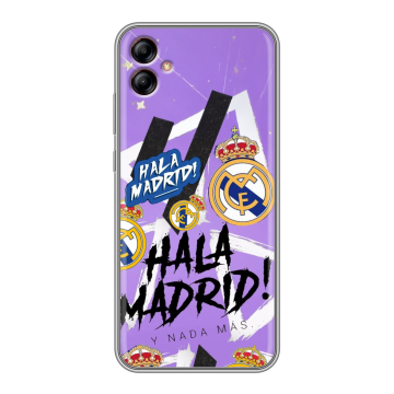 Силиконовый чехол на Samsung Galaxy A04e с принтом Real Madrid Реал Мадрид Силиконовый чехол на Samsung Galaxy A04e с принтом Real Madrid Реал Мадрид