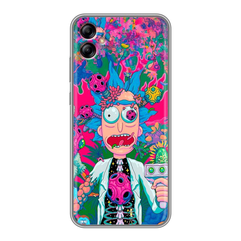 Силиконовый противоударный чехол на Samsung Galaxy A04e с принтом Рик и Морти Rick Morty Силиконовый противоударный чехол на Samsung Galaxy A04e с принтом Рик и Морти Rick Morty