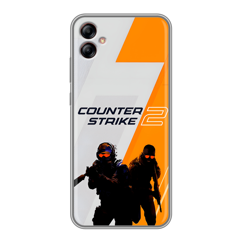 Силиконовый чехол на Samsung Galaxy A04e с принтом Counter Strike Силиконовый чехол на Samsung Galaxy A04e с принтом Counter Strike