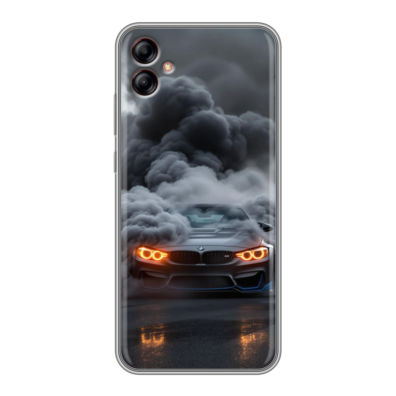 Силиконовый чехол на Samsung Galaxy A04e с принтом BMW БМВ Силиконовый чехол на Samsung Galaxy A04e с принтом BMW БМВ