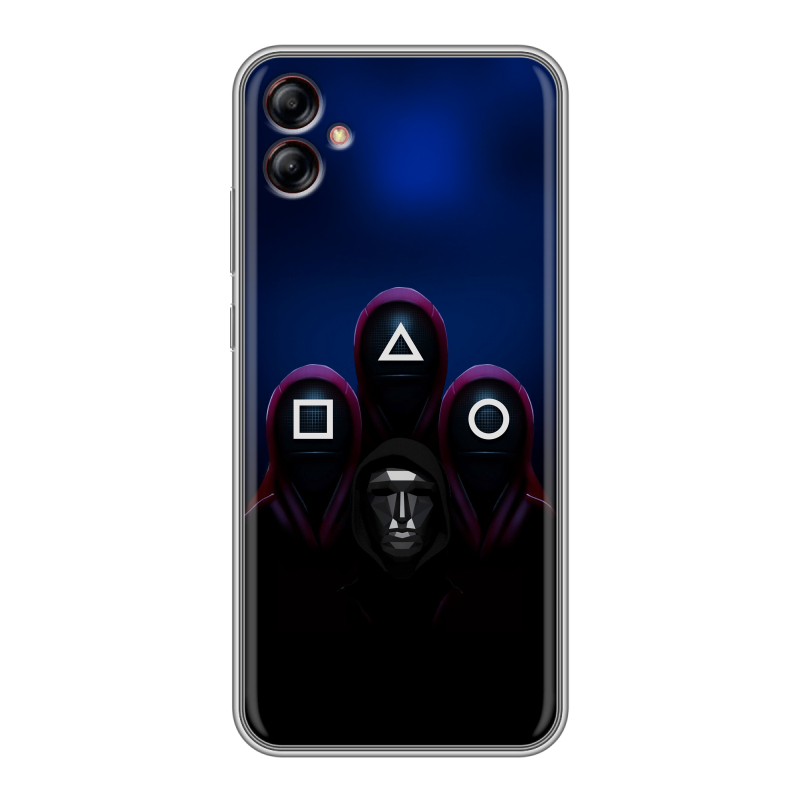 Силиконовый чехол на Samsung Galaxy A04e с принтом Игра Кальмара Силиконовый чехол на Samsung Galaxy A04e с принтом Игра Кальмара