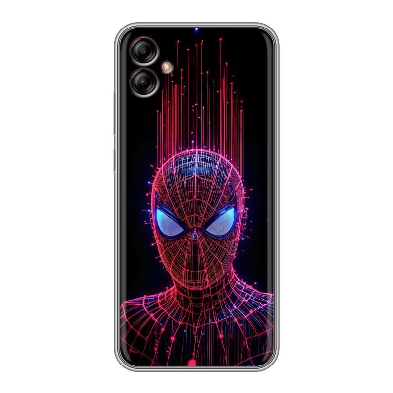 Силиконовый чехол на Samsung Galaxy A04e с принтом Spiderman Человек паук Силиконовый чехол на Samsung Galaxy A04e с принтом Spiderman Человек паук