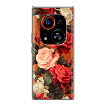 Силиконовый чехол на Tecno Phantom X2 Pro с принтом Розы Силиконовый чехол на Tecno Phantom X2 Pro с принтом Розы