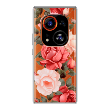Силиконовый чехол на Tecno Phantom X2 Pro с принтом Розы Силиконовый чехол на Tecno Phantom X2 Pro с принтом Розы