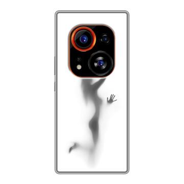 Силиконовый чехол на Tecno Phantom X2 Pro с принтом Силуэт Силиконовый чехол на Tecno Phantom X2 Pro с принтом Силуэт