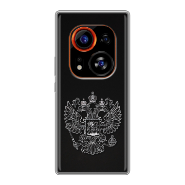 Силиконовый чехол на Tecno Phantom X2 Pro с принтом Герб России Силиконовый чехол на Tecno Phantom X2 Pro с принтом Герб России