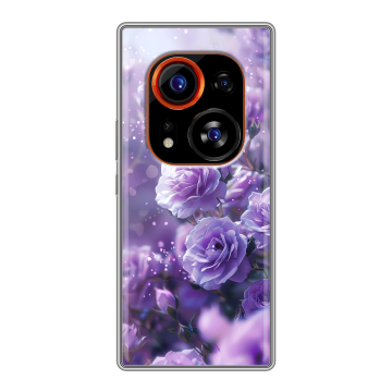 Силиконовый чехол на Tecno Phantom X2 Pro с принтом Розы цветы Силиконовый чехол на Tecno Phantom X2 Pro с принтом Розы цветы