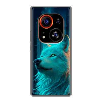 Силиконовый чехол на Tecno Phantom X2 Pro с принтом бабочки саккура Силиконовый чехол на Tecno Phantom X2 Pro с принтом бабочки саккура