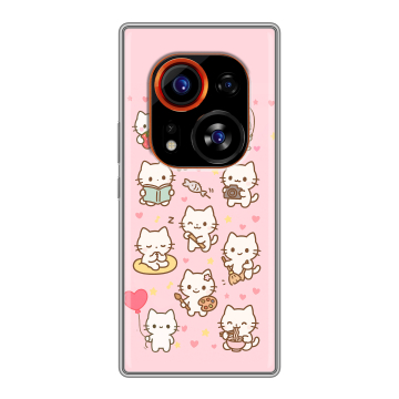Силиконовый чехол на Tecno Phantom X2 Pro с принтом Hello Kitty Хелоу Кити Силиконовый чехол на Tecno Phantom X2 Pro с принтом Hello Kitty Хелоу Кити