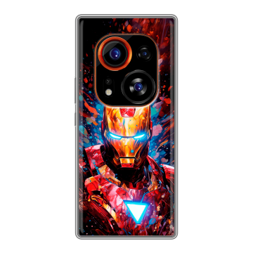 Силиконовый чехол на Tecno Phantom X2 Pro с принтом Железный человек Ironman Силиконовый чехол на Tecno Phantom X2 Pro с принтом Железный человек Ironman