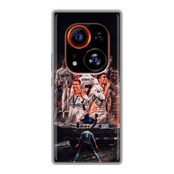 Силиконовый чехол на Tecno Phantom X2 Pro с принтом Реал Роналдо Real Ronaldo Силиконовый чехол на Tecno Phantom X2 Pro с принтом Реал Роналдо Real Ronaldo
