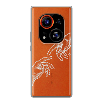 Силиконовый чехол на Tecno Phantom X2 Pro с принтом Сотворение мира