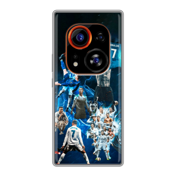 Силиконовый чехол на Tecno Phantom X2 Pro с принтом Реал Роналдо Силиконовый чехол на Tecno Phantom X2 Pro с принтом Реал Роналдо