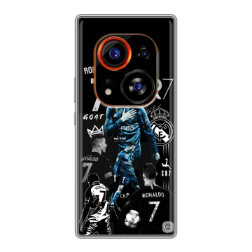Силиконовый чехол на Tecno Phantom X2 Pro с принтом Реал Роналдо Силиконовый чехол на Tecno Phantom X2 Pro с принтом Реал Роналдо