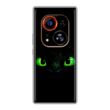 Силиконовый чехол на Tecno Phantom X2 Pro с принтом Как приручить дракона