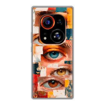 Силиконовый чехол на Tecno Phantom X2 Pro с принтом Модный принт