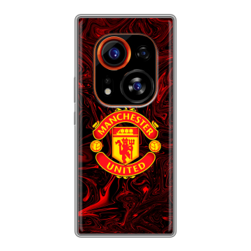 Силиконовый чехол на Tecno Phantom X2 Pro с принтом Manchester United