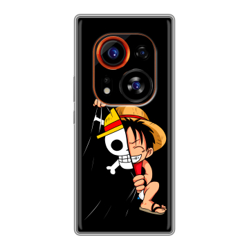 Силиконовый чехол на Tecno Phantom X2 Pro с принтом One Piece Ван Пис