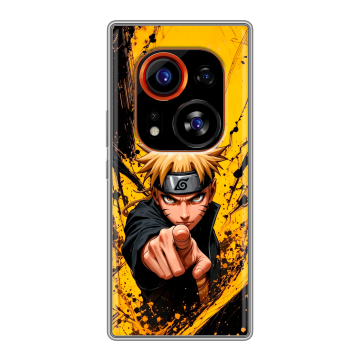 Силиконовый чехол на Tecno Phantom X2 Pro с принтом Naruto Наруто