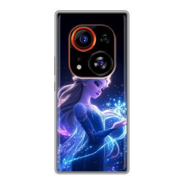 Силиконовый чехол на Tecno Phantom X2 Pro с принтом Холодное сердце Frozen Силиконовый чехол на Tecno Phantom X2 Pro с принтом Холодное сердце Frozen