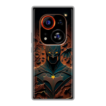 Силиконовый чехол на Tecno Phantom X2 Pro с принтом Batman Бэтмен