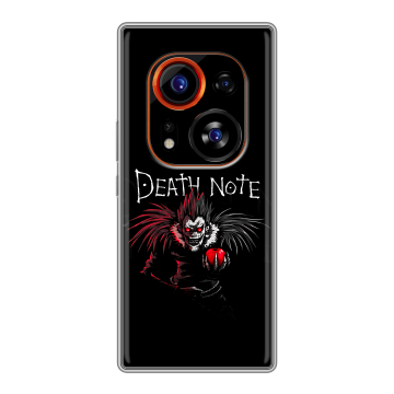 Силиконовый чехол на Tecno Phantom X2 Pro с принтом Death note Тетрадь смерти Силиконовый чехол на Tecno Phantom X2 Pro с принтом Death note Тетрадь смерти