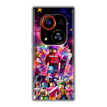 Силиконовый чехол на Tecno Phantom X2 Pro с принтом Roblox Роблокс Силиконовый чехол на Tecno Phantom X2 Pro с принтом Roblox Роблокс