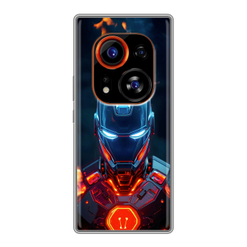 Силиконовый чехол на Tecno Phantom X2 Pro с принтом IronMan Железный человек Силиконовый чехол на Tecno Phantom X2 Pro с принтом IronMan Железный человек