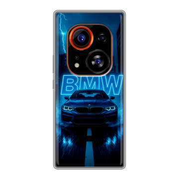 Силиконовый чехол на Tecno Phantom X2 Pro с принтом BMW БМВ Силиконовый чехол на Tecno Phantom X2 Pro с принтом BMW БМВ