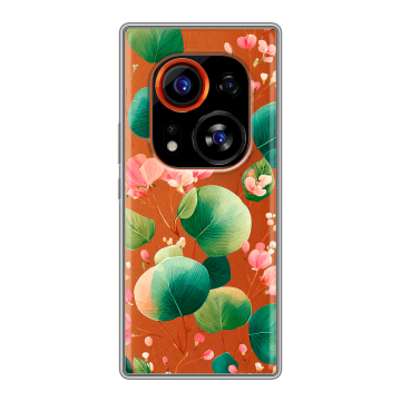 Силиконовый чехол на Tecno Phantom X2 Pro с принтом женский