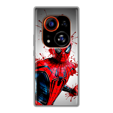 Силиконовый чехол на Tecno Phantom X2 Pro с принтом Spiderman Человек паук Силиконовый чехол на Tecno Phantom X2 Pro с принтом Spiderman Человек паук