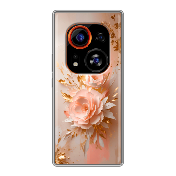 Силиконовый чехол на Tecno Phantom X2 Pro с принтом женский