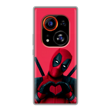 Силиконовый чехол на Tecno Phantom X2 Pro с принтом Дедпул Deadpool Силиконовый чехол на Tecno Phantom X2 Pro с принтом Дедпул Deadpool
