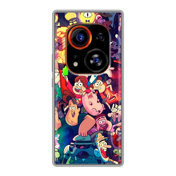 Силиконовый чехол на Tecno Phantom X2 Pro с принтом Gravity Falls Гравити Фолз Силиконовый чехол на Tecno Phantom X2 Pro с принтом Gravity Falls Гравити Фолз