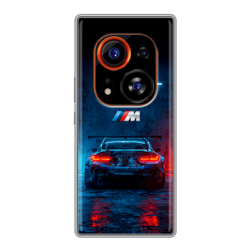 Силиконовый чехол на Tecno Phantom X2 Pro с принтом BMW БМВ