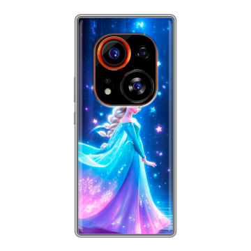 Силиконовый чехол на Tecno Phantom X2 Pro с принтом Холодное сердце Frozen Силиконовый чехол на Tecno Phantom X2 Pro с принтом Холодное сердце Frozen