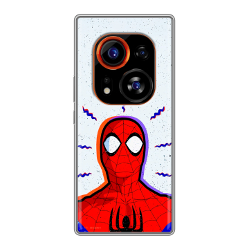 Силиконовый чехол на Tecno Phantom X2 Pro с принтом Spiderman Человек паук