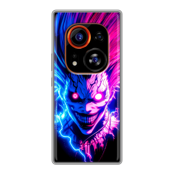 Силиконовый чехол на Tecno Phantom X2 Pro с принтом Death note Тетрадь смерти