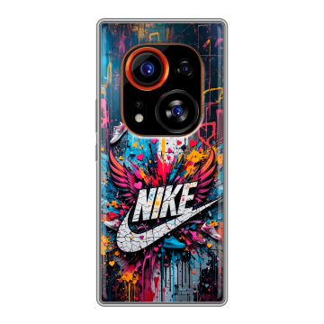 Силиконовый чехол на Tecno Phantom X2 Pro с принтом Nike Найк Силиконовый чехол на Tecno Phantom X2 Pro с принтом Nike Найк