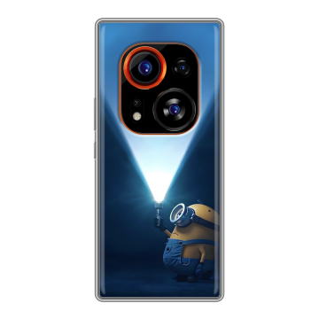 Силиконовый чехол на Tecno Phantom X2 Pro с принтом Миньоны Силиконовый чехол на Tecno Phantom X2 Pro с принтом Миньоны