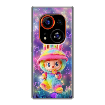 Силиконовый чехол на Tecno Phantom X2 Pro с принтом Labubu Лабубу Силиконовый чехол на Tecno Phantom X2 Pro с принтом Labubu Лабубу